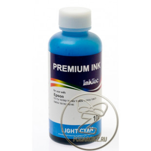 Чернила водные InkTec для принтеров EPSON 100 мл LC (светло-голубой)